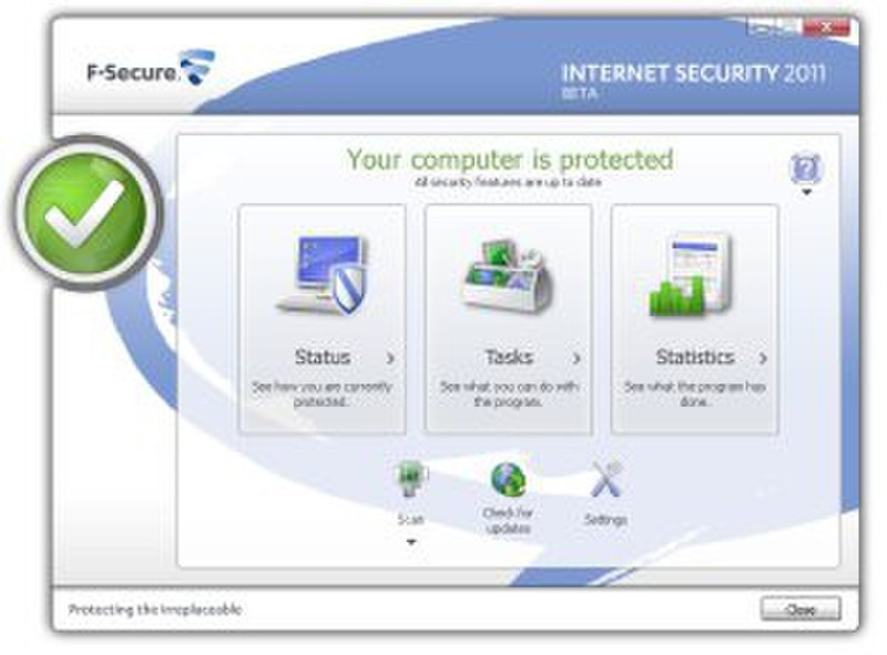F-SECURE Internet Security 2011 1пользов. 1лет Мультиязычный
