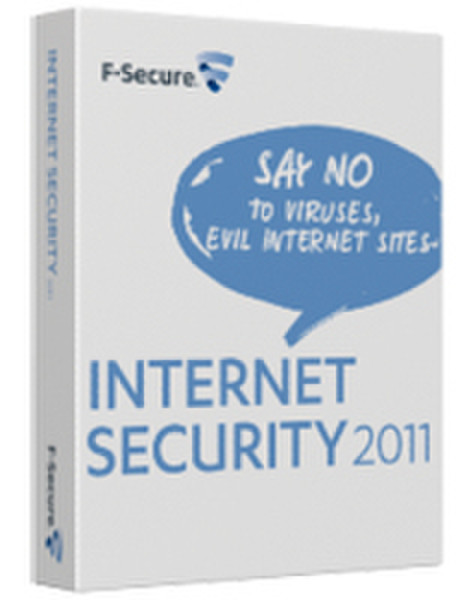 F-SECURE Internet Security 2011, 2Y 1пользов. 2лет Мультиязычный