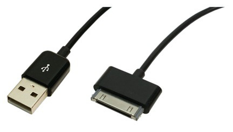 LogiLink UA0094 0.1m USB A Black USB cable