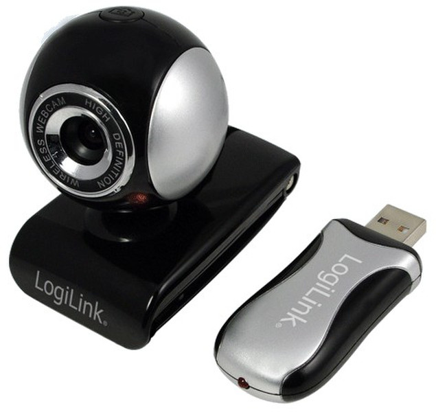 LogiLink UA0098 640 x 480Pixel USB 2.0 Schwarz, Grau Webcam