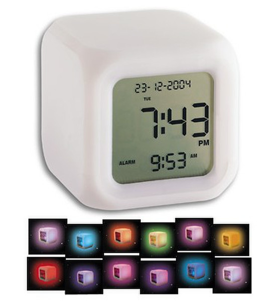 TFA 98.1024 White alarm clock