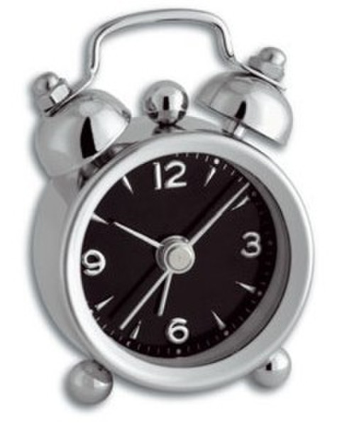 TFA 60.1000.01 Black,Silver,White alarm clock