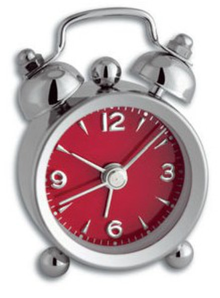 TFA 60.1000.05 Red,Silver,White alarm clock