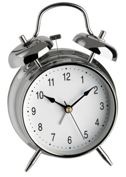 TFA 98.1043 Silver,White alarm clock