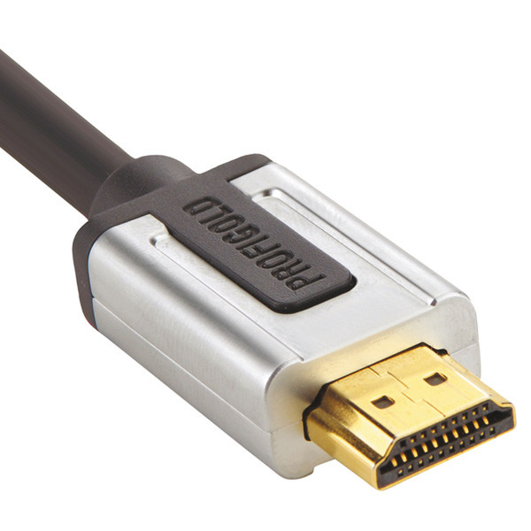 Profigold 2m HDMI 1.4 2m Micro-HDMI Micro-HDMI Black,Silver HDMI cable