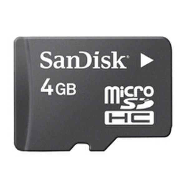 Sandisk microSDHC 4GB 4GB MicroSDHC memory card