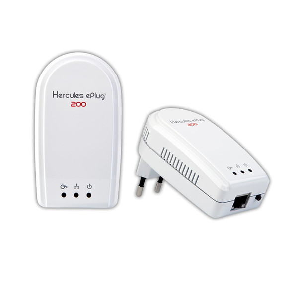 Hercules ePlug 200 Mini Duo Ethernet 200Mbit/s Netzwerkkarte