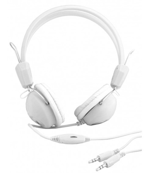 Urban Factory Crazy Binaural Head-band White headset