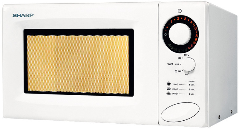 Sharp R-208W-AA 22L 800W White microwave