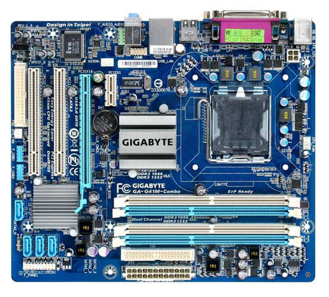 Gigabyte GA-G41M-COMBO Intel G41 Socket T (LGA 775) Микро ATX материнская плата