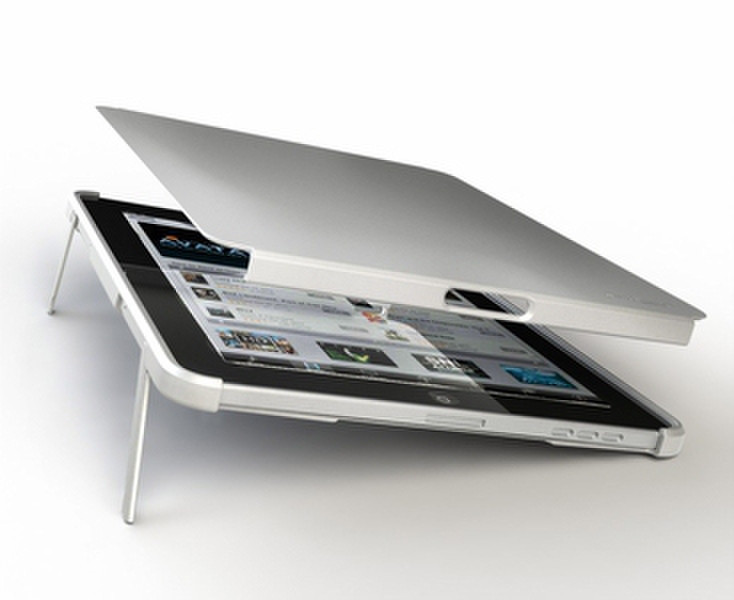 Apple Hardshell for iPad Silber E-Book-Reader-Schutzhülle