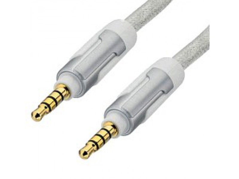 Profigold PROI3302 2m Silber Audio-Kabel