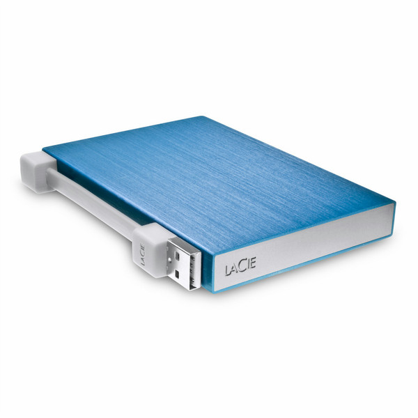 LaCie Rikiki Go 2.0 500GB Blue external hard drive