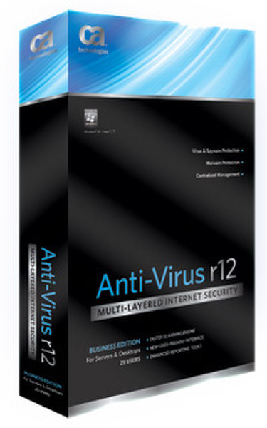 CA Anti-Virus r12, OLP, ENT MNT, 100-249u, 1Y 100 - 249пользов. 1лет Мультиязычный