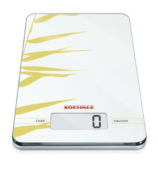 Soehnle Page Bamboo Limited Edition Electronic kitchen scale White,Yellow