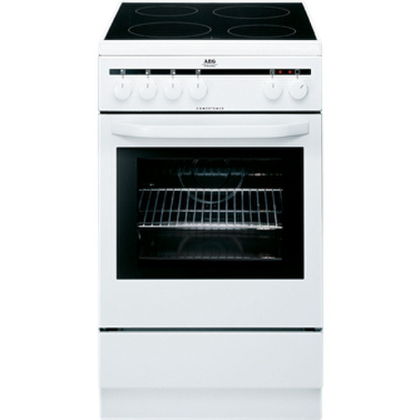 AEG 20005VA-WN Отдельностоящий Induction hob Белый кухонная плита