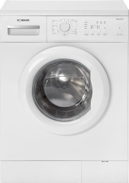 Bomann WA9112 freestanding Front-load 1200RPM White washing machine