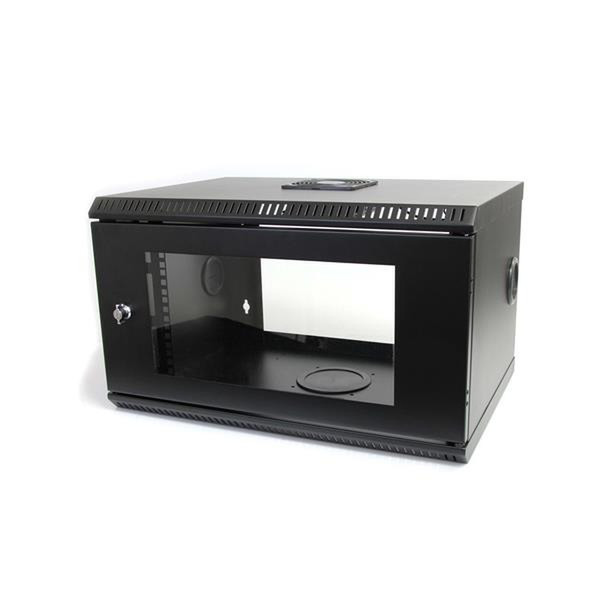 StarTech.com RK619WALL Wandverteiler 6U Schwarz Rack