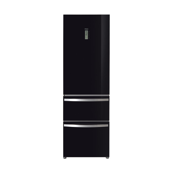 Haier AFD631GB freestanding 308L A+ Black fridge-freezer