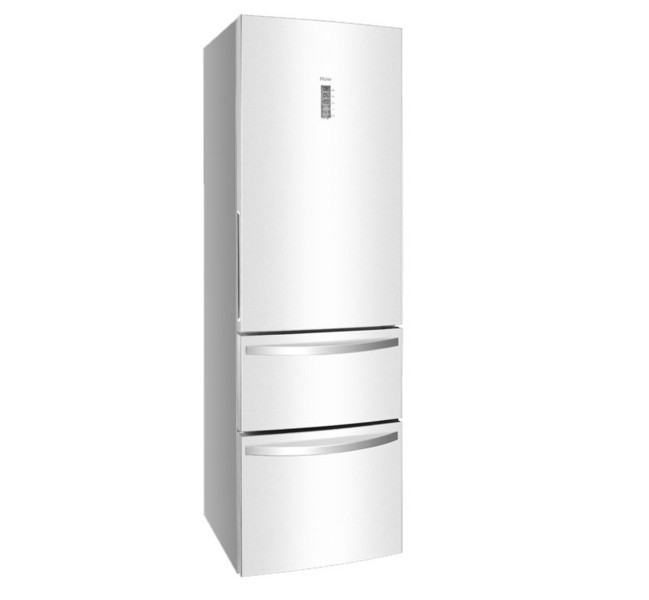 Haier AFD-631GW Отдельностоящий 308л A+ Белый холодильник с морозильной камерой