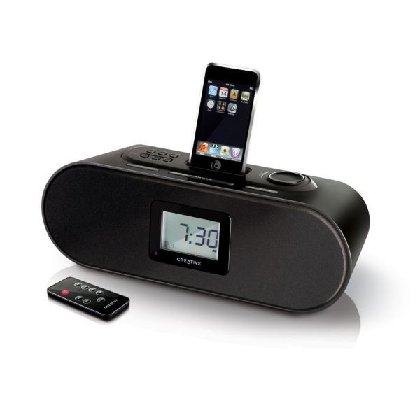 Creative Labs D160 1.0channels Black docking speaker