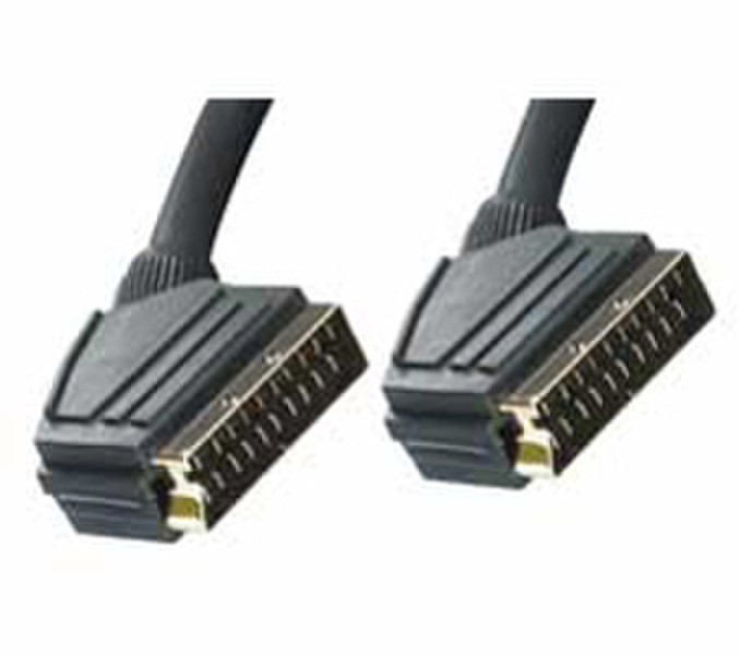 Lindy 35559 0.5m SCART (21-pin) SCART (21-pin) Schwarz SCART-Kabel