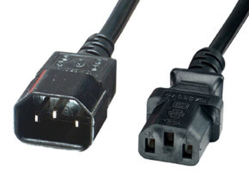 Lindy 30319 0.5m Black power cable