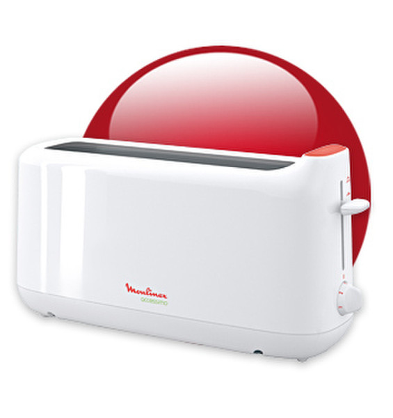 Moulinex LS 1000 1slice(s) 1000W White toaster