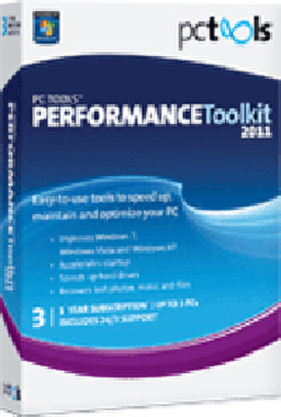 Symantec PC Tools Performance Toolkit 2011, 1u, 3 PC, CD, DE