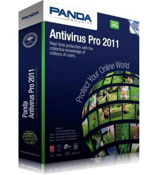 Panda Antivirus Pro 2011 3пользов. DEU