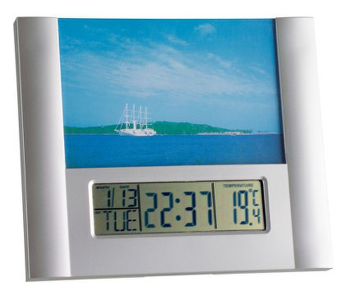 TFA 98.1093 Silver alarm clock