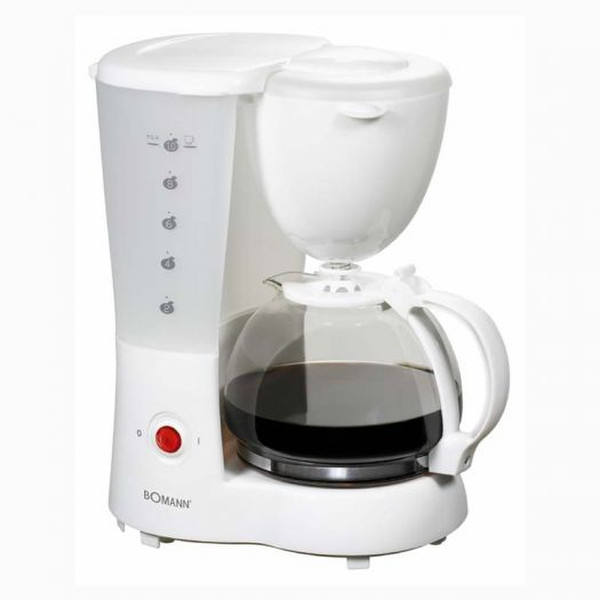 Bomann KA 165 CB Drip coffee maker 10cups White