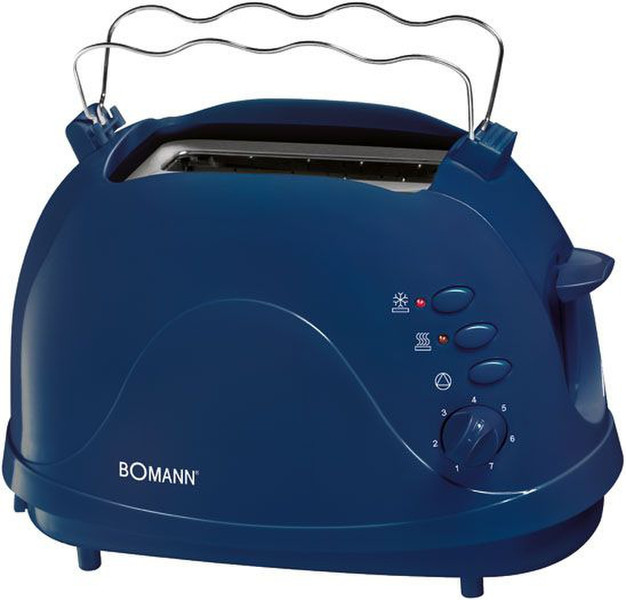 Bomann TA 240 CB 2slice(s) Blue toaster