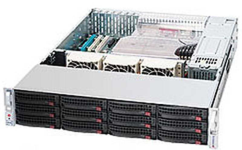 Supermicro 826E16-R1200LPB 1200Вт Черный системный блок