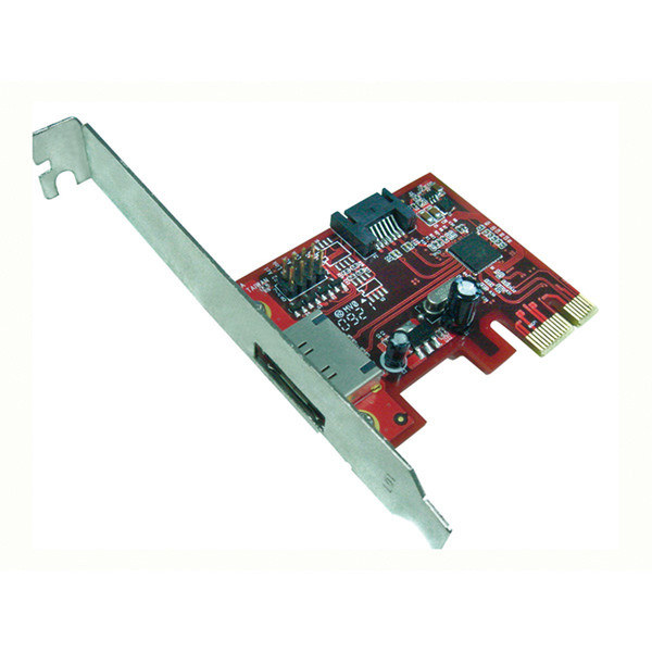 ROLINE PCI-Express-Karte, SATA 6.0 Gbit/s, 1 intern + 1 extern