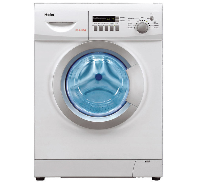 Haier HW-C1470TVE freestanding Front-load 7kg 1400RPM A+ White washing machine