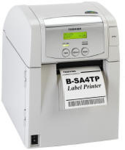 Toshiba B-SA4TP-GS12-QM-R Direkt Wärme/Wärmeübertragung 203 x 203DPI Weiß Etikettendrucker