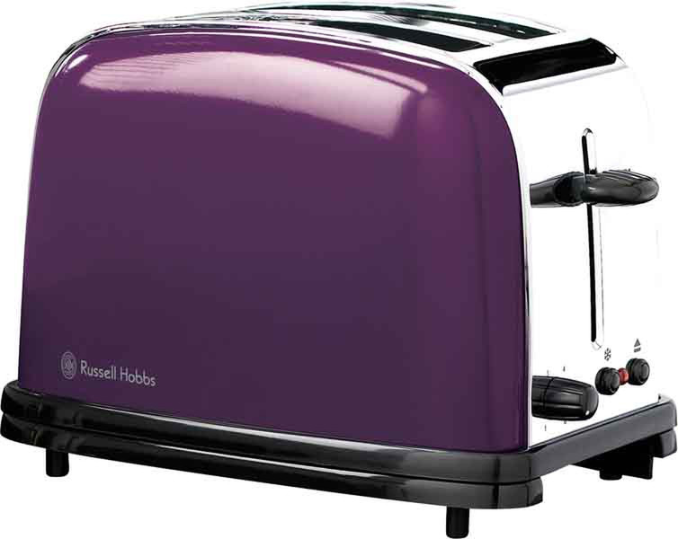 Russell Hobbs 14963-56 2slice(s) 1100W Chrome,Purple toaster