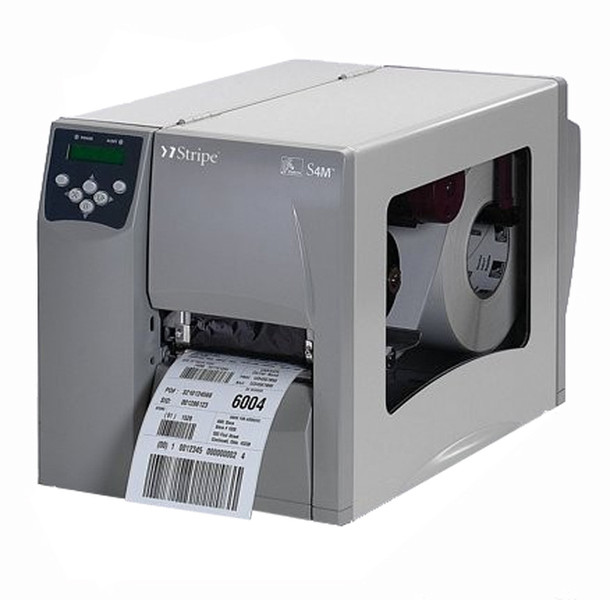 Zebra S4M Thermal transfer 300 x 300DPI Grey label printer