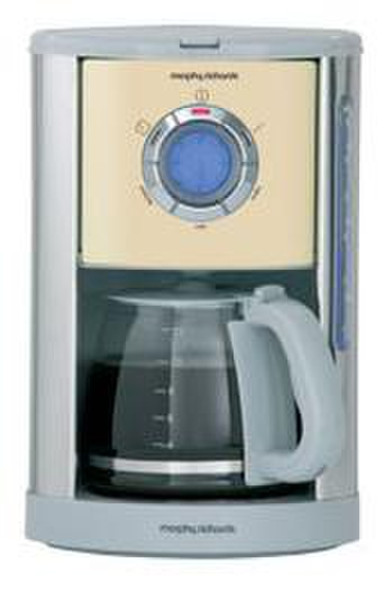 Morphy Richards 47082 freestanding Manual Drip coffee maker 12cups Grey coffee maker