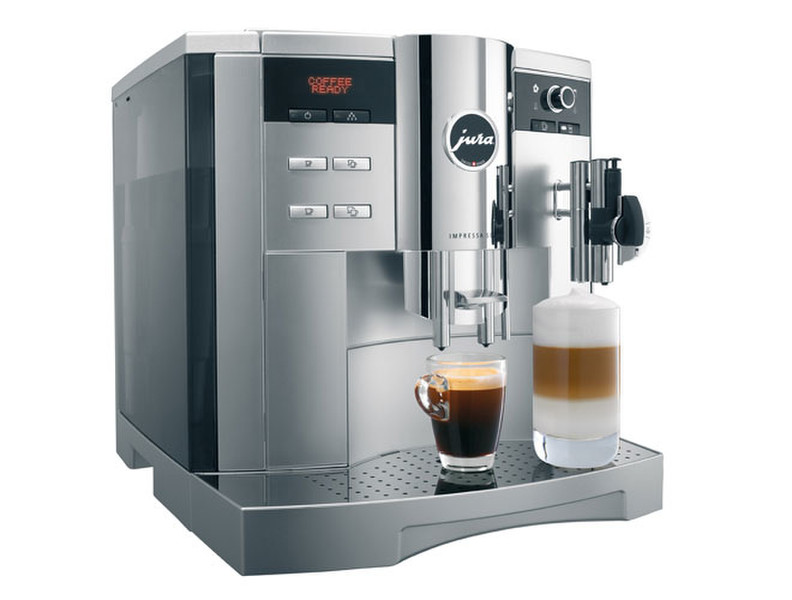 Jura IMPRESSA S9 One Touch Freistehend Vollautomatisch Espressomaschine 2.7l Silber