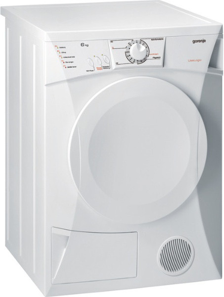 Gorenje D62320 freestanding Front-load 6kg B White tumble dryer