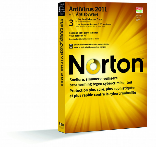 Symantec Norton AntiVirus 2011 5user(s) 1year(s) Dutch, French