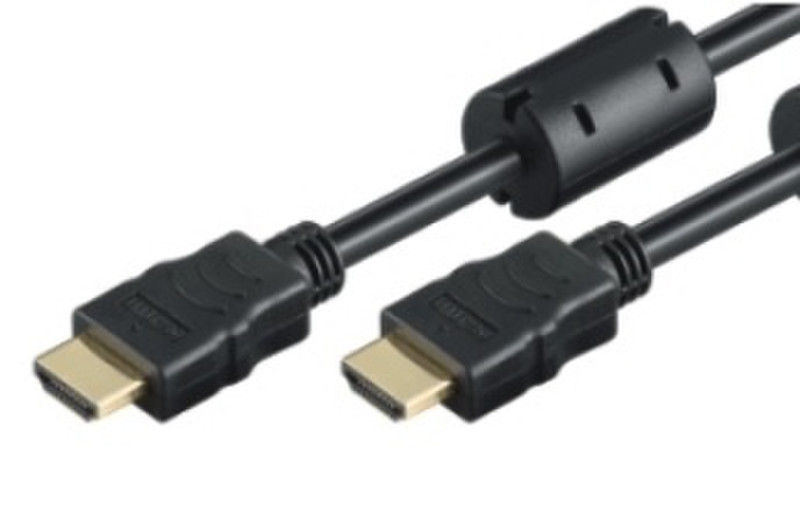 M-Cab HDMI Hi-Speed 3m black 3m HDMI HDMI Schwarz HDMI-Kabel