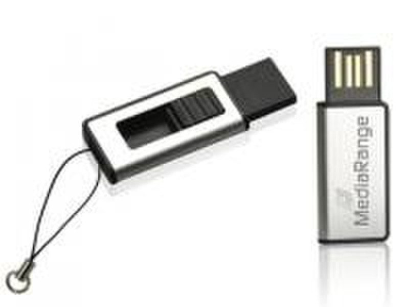 MediaRange MR913 8GB USB 2.0 Type-A Silver USB flash drive