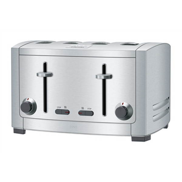 AEG AT8100 4slice(s) 2400W Stainless steel toaster