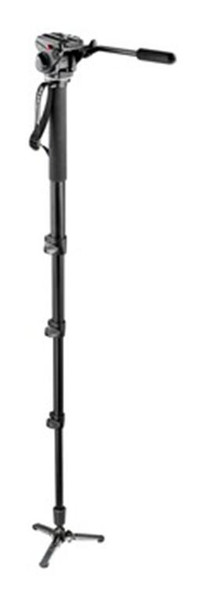 Manfrotto Fluid Video Monopod with Head Schwarz Stativ