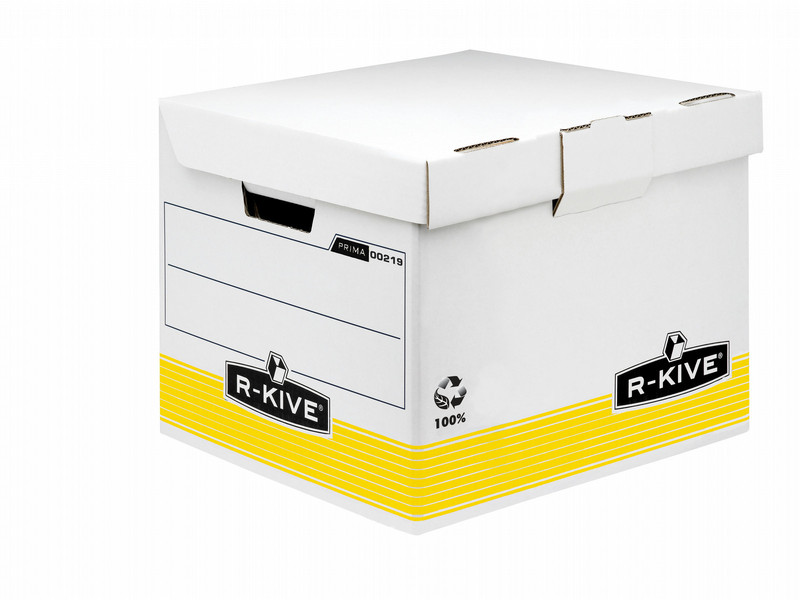 Fellowes 0021901 Белый, Желтый файловая коробка/архивный органайзер