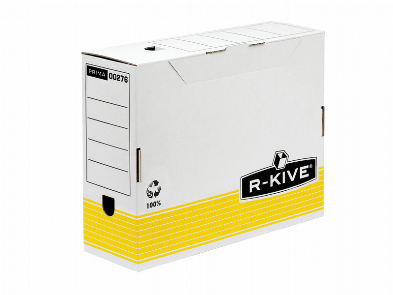 Fellowes 0027601 Белый, Желтый файловая коробка/архивный органайзер