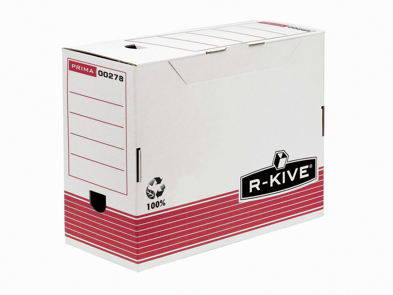 Fellowes 0027801 Красный, Белый файловая коробка/архивный органайзер